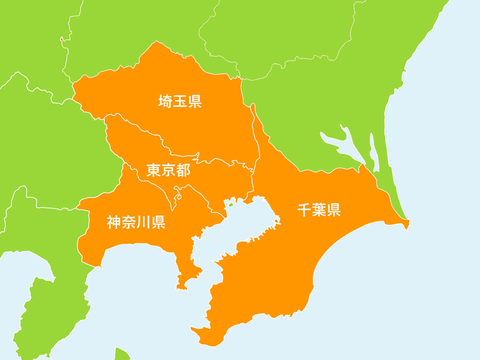 東京都、首都圏全域で施工対応が可能です。